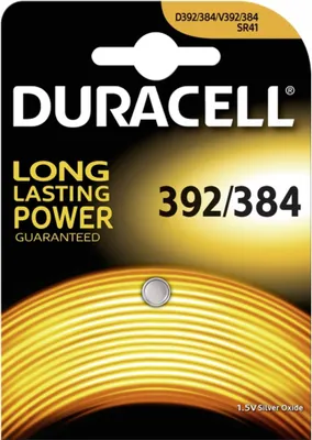 Produktbild von Duracell Knopfzelle Typ 392 1er Blister