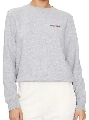 Image de Guess - Sweat-shirt pour femme, coton mélangé NA896 (XXL) (gris)