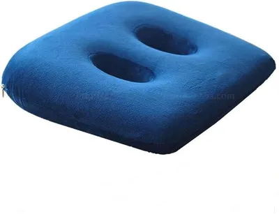 Produktbild von PolkaHome® Ischial Tuberosity Sitzkissen mit zwei Löchern für Sitzbeinhöcker – Memory-Schaum Sitzknochenentlastungskissen für