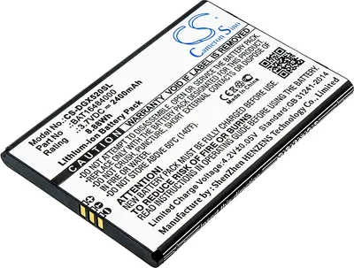Obrázek produktu pro TECHTEK Baterie kompatibilní s [Doogee] X5 Max Pro nahrazuje BAT16484000