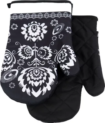 Produktbild von Ofenhandschuhe, Küchenhandschuhe mit Magnet Folk Schwarz