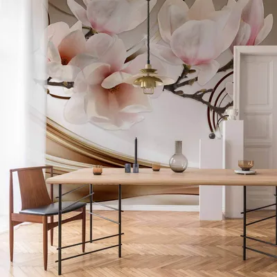Produktbild von Vlies Fototapete - Waves of Magnolia 250x175 cm Blumen b-A-0222-a-b