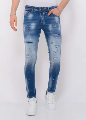Produktbild von Ripped Stonewashed Jeans Slim - 34
