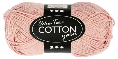 Image de Fil de coton, beige, 50gr, 170 m