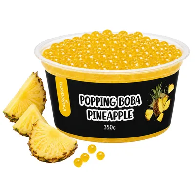 Obrázok produktu pre BubbleJoy, ananásové perličky do bubble tea, 350 g