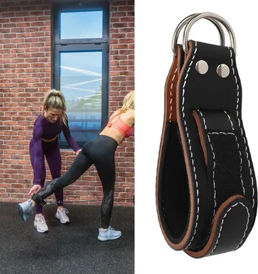 Bequeme Kickback Knöchelriemen mit D-Ring und Klettverschluss für das Heimtraining und Fitnessübungen