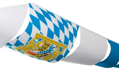 Produktbild von Partydekoration Partyhimmel im Bayern-Stil 5 m, schwer entflammbar, wetterfest