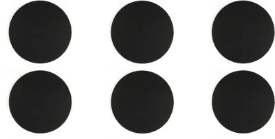 Image de Excelsa Set de 6 assiettes rondes Natural Stone 25 cm en pierre noire