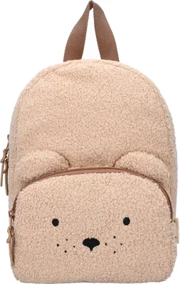 Image de Vadobag Sac à dos Pisa Comfort Friends en tissu Teddy avec des oreilles d'ours Brown One Size