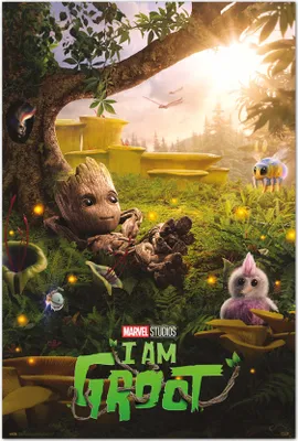 Produktbild von Erik Editores Marvel Groot Chill Time Plakat Mehrfarbig  Mehrfarbig One Size