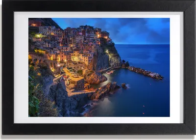 Produktbild von Bild 30x20 MDF-Rahmen, Wandkunst Manarola Italien