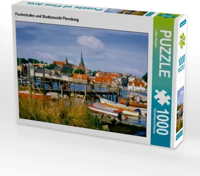 Produktbild von Calvendo Fischerhafen und Stadtansicht Flensburg 1000 Teile Puzzle quer 640x480mm, Reupert Lothar; 7339462