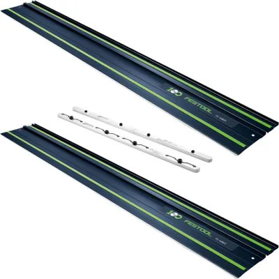 Zdjęcie produktu dla Festool 2x FS 1400/2 BL szyna prowadząca 1400 mm niebieska ( 2x 578246 ) 100Y Anniversary Edition + łącznik FSV/2 ( 577039 )