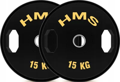 Zdjęcie produktu dla Talerze olimpijskie ogumowane HMS TOG15 2 x 15 kg