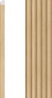 Obrázok produktu pre VOX Nástenný panel R-TRIM Linerio Plus M-Line - Akustický panel - Interiérová dekorácia - svetlý dub 265x2,1x2,1 cm 1 kus