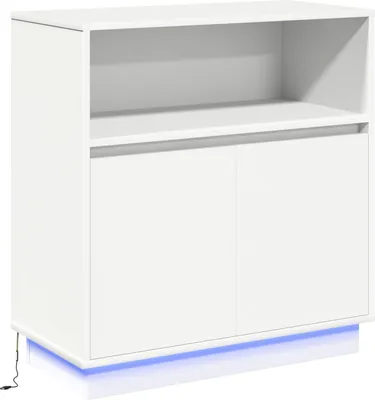 Produktbild von Möbel Sideboard mit LED Weiß 71x34,5x75 cm Holzwerkstoff - Kommoden 869650
