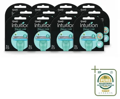 Obrázek produktu pro 12 kusů náhradních holicích hlavice Wilkinson Intuition pro holení bikin – balení