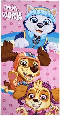 Image de Serviette de plage Paw Patrol en microfibre