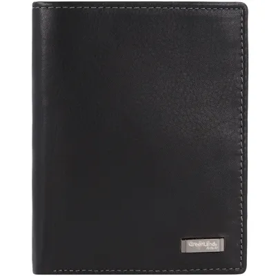 Produktbild von Greenland Nature Black Nappa Geldbörse RFID Leder 9,5 cm
