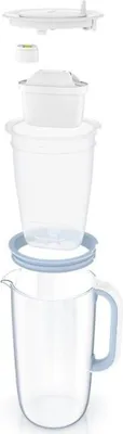Zdjęcie produktu dla Szklany dzbanek filtrujący Brita Glass z 3 wkładami Maxtra Pro
