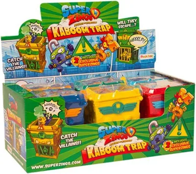 Produktbild von Superzings 22180007 - Kaboom Trap 1 Display (6 Stück)