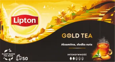 Produktbild von Lipton Gold Tee Schwarz Aromatisiert 75 G (50 Beutel)