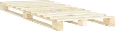 Produktbild von vidaXL Palettenbett Massivholz Kiefer 120×200 cm