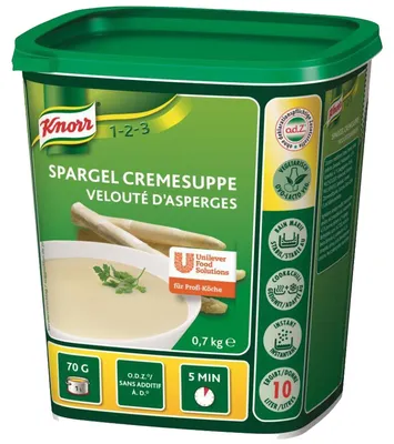 Image de Knorr Velouté d'asperges goût naturel grand emballage Gastro 700g