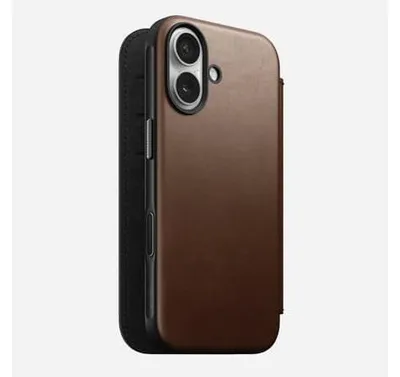 Zdjęcie produktu dla Nomad NM014209858, Folio, Apple, iPhone 17, 16 cm (6.3"), Brązowy