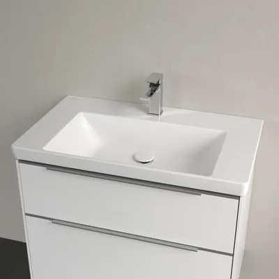 Produktbild von Villeroy & Boch Subway 3.0 Schrankwaschtisch 80 cm, mit 1 Hahnloch, ohne Überlauf