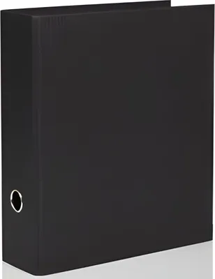 Produktbild von Ordner DIN A4 mit Hebelmechanik Rückenbreite 85 mm, Schwarz, 1 Stück Rössler 1317452700 - S.O.H.O.
