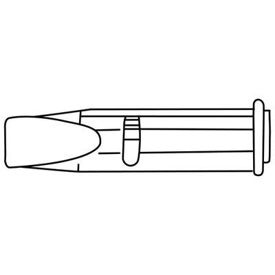 Produktbild von Weller Lötspitze für Pyropen, 70 01 02/3,0 mm, Meißelform T0051612199