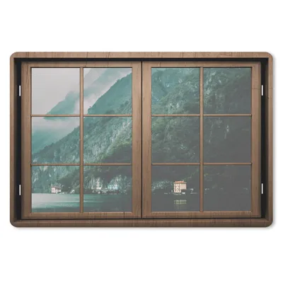 Produktbild von MuchoWow® Schreibtischunterlage Aussicht - Natur - Grün 60x40 cm - XXL Mauspad - Großes Mauspad