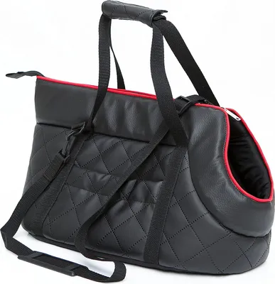 Produktbild von Transporttasche für Hunde -25x50x27 cm- weich gepolstert, waschbar, mit Tragegriff