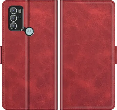 Produktbild von Motorola Moto G60s Hülle - Coverup Deluxe Klapphülle - Rot