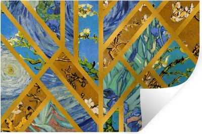Produktbild von MuchoWow® Wandtattoo Wandsticker Wandaufkleber Kunst - Van Gogh - Alte Meister 30x20 cm Selbstklebend und Repositionierbar - Wierderverwendbar - Selbstklebend