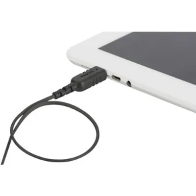 Produktbild von DIGITUS HDMI Anschlusskabel, C-A, HighFlex St/St, 2.0m, sw