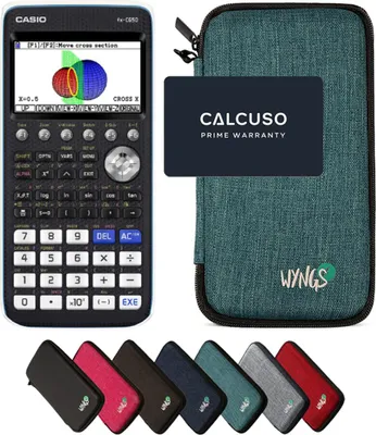 Produktbild von Casio fx-CG50 inkl. WYNGS Schutztasche Türkis - Grafikrechner - Basic Set
