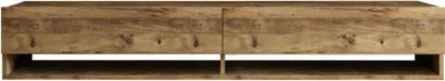 Produktbild von Fernsehschrank Dkechrid, Ständer für Wohnzimmerfernseher, Niedriges Wohnzimmer-Sideboard, TV-Ständerbasis, 180x32h29 cm, Eiche