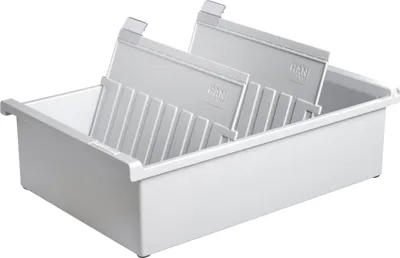 Immagine prodotto di HAN 955-0-11 Vaschetta porta schede A5 orizzontale, per 1300 schede, grigio chiaro