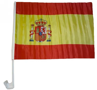 Produktbild von Autoflagge Spanien 30 x 40 cm Auto Flagge Fahne Autofahne Fensterflagge Fanfahne