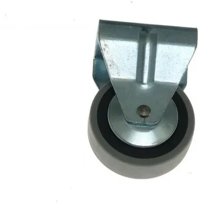 Produktbild von Räder 2511 Bockrolle 60 mm mit Platte nylon-grau bis 40kg Tragkraft