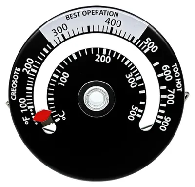 Magnetischer Ofenthermometer für Kaminöfen, 100–900 °F