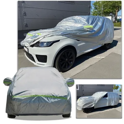 Produktbild von JOM Autoabdeckung Schutzhülle Silber Allwetter Winter Sommer atmungsaktiv wasserdicht Außenbereich Vollgarage Hagelschutz 530cm 200cm 175cm XL