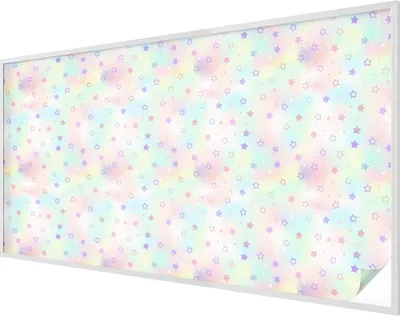Obrázok produktu pre Vitrážová fólia na okno - 116x200 cm - vitrážový vzor - nepriehľadná dekoratívna fólia na ochranu súkromia - samolepiaca, ochrana proti UV žiareniu - dúhový vzor