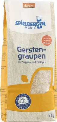 Produktbild von Spielberger Mühle Gerstengraupen, demeter -(500g)