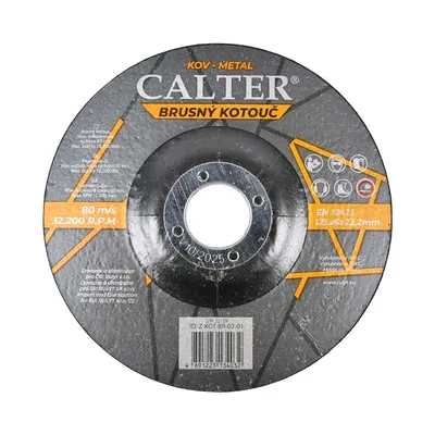 Immagine prodotto di Mola CALTER®, 125 x 6 x 22,2 mm