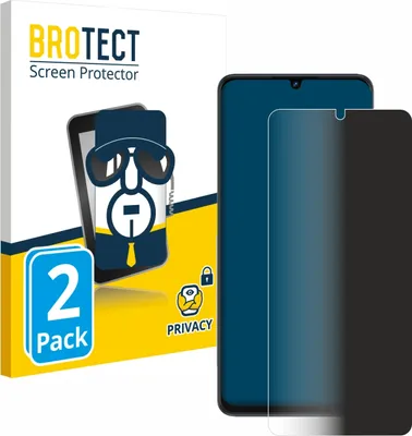 Produktbild von 2x BROTECT Sichtschutzfolie für ZTE Blade V50 Vita Anti-Spy Privacy Sichtschutz Blickschutz Folie Blaulicht-Schutz