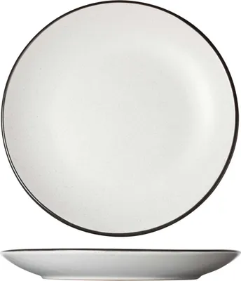 Produktbild von Cosy & Trendy Frühstücksteller - Dessertteller - Speckle Weiß ø 19,5 cm - 6 Stück