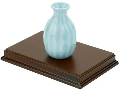 Zdjęcie produktu dla Azomor® Prostokątne drewniane stojaki ekspozycyjne w kolorze brązowym kokosowym do biżuterii i dekoracji, 10,1 x 15 x 1,8 cm